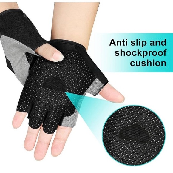 Cycling Gloves for Men Women - Anti-Slip Shock-Absorbing Pad XL - Picture 3 of 5